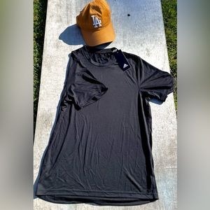 Adidas plain black dry fit shirts (s-xxl)